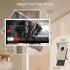 32-Inch Full HD Portable Smart Screen with Stand, Wireless Touch Monitor up to 5-Hour Battery, Android 12, 6GB RAM + 64GB Storge, Full-Motion Mount for Streaming, Work, and Multi-Purpose Use - White